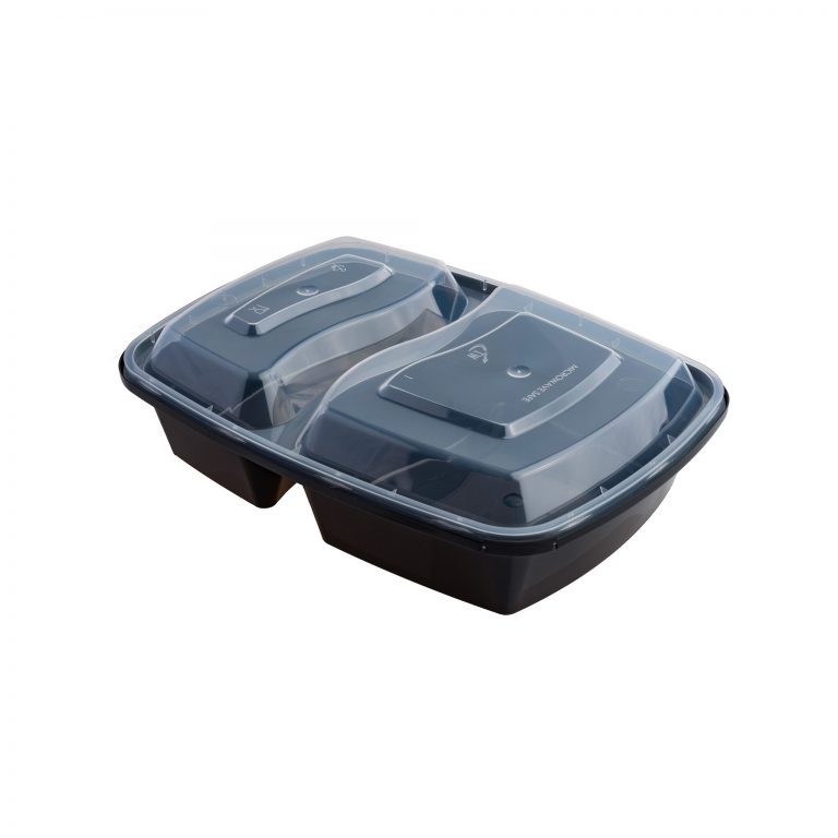 Tampered Proof Series - Rectangular Tabaoware - Two Compartments, Raised Lid