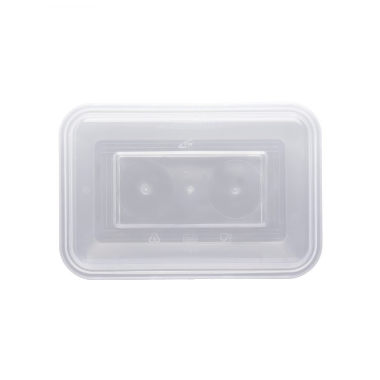 Value Series - Rectangular Tabaoware - One Compartment, See Through 1