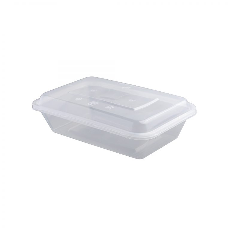 Value Series - Rectangular Tabaoware - One Compartment, See Through